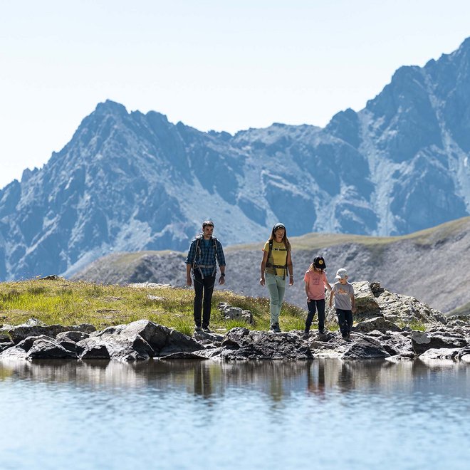 Samnaun: wandern im Sommer Samnaun: wandern im Sommer