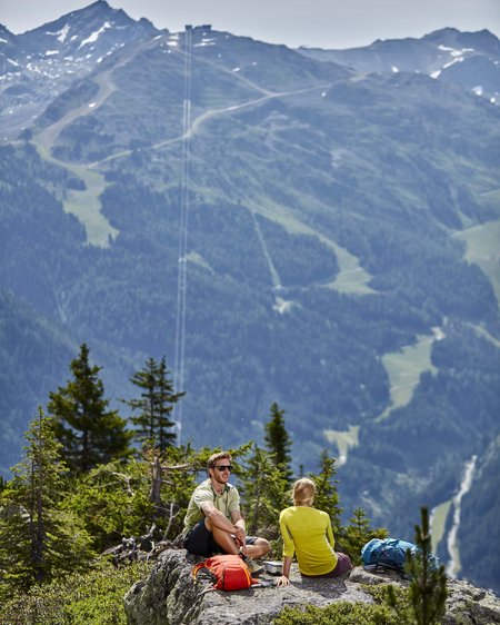 Samnaun: wandern im Sommer Samnaun: wandern im Sommer