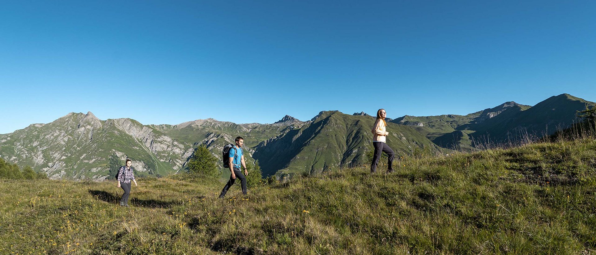 Samnaun: wandern im Sommer Samnaun: wandern im Sommer