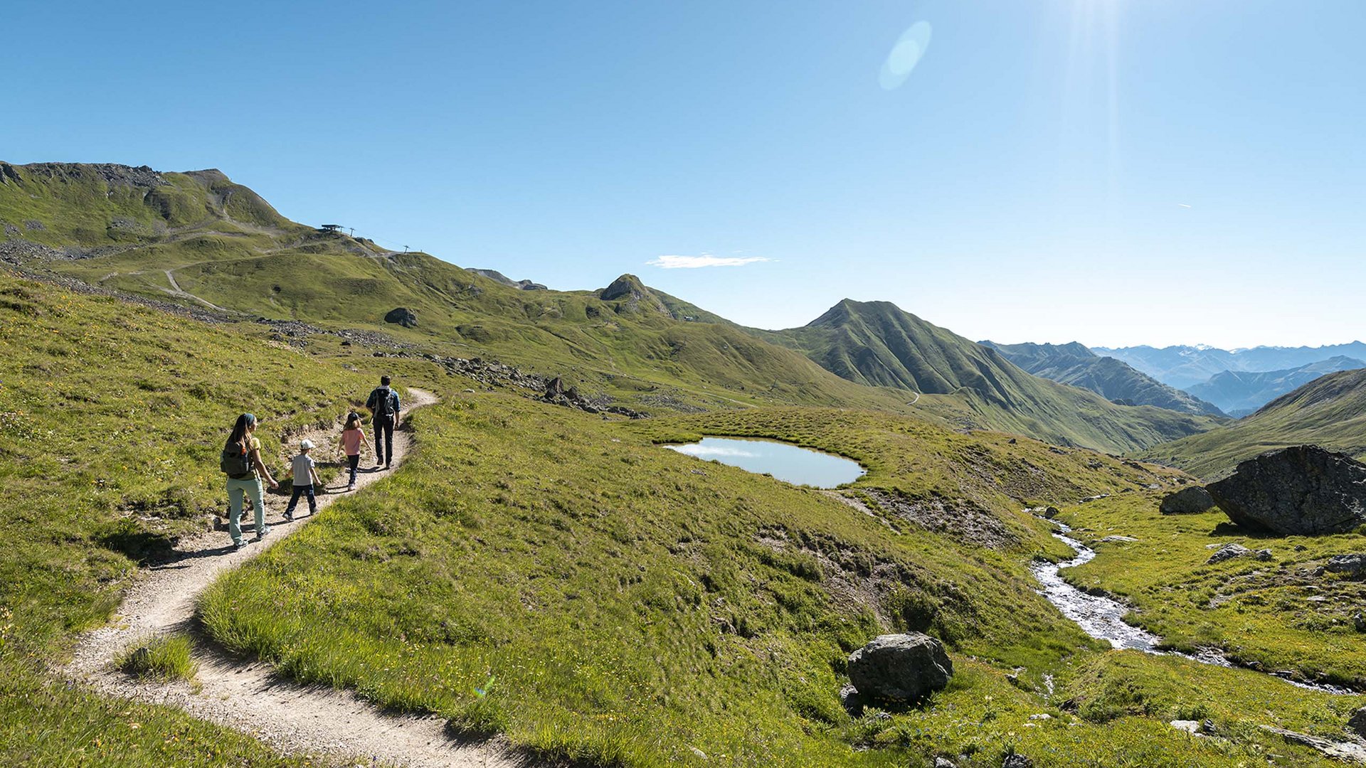 Samnaun: wandern im Sommer Samnaun: wandern im Sommer